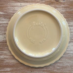 Fiestaware Pie Plate Deep Dish Baker Ivory